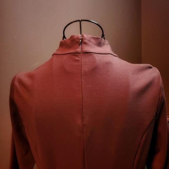 Vintage Chocolate Brown Talbots Petites Dress - Picture 6 of 8